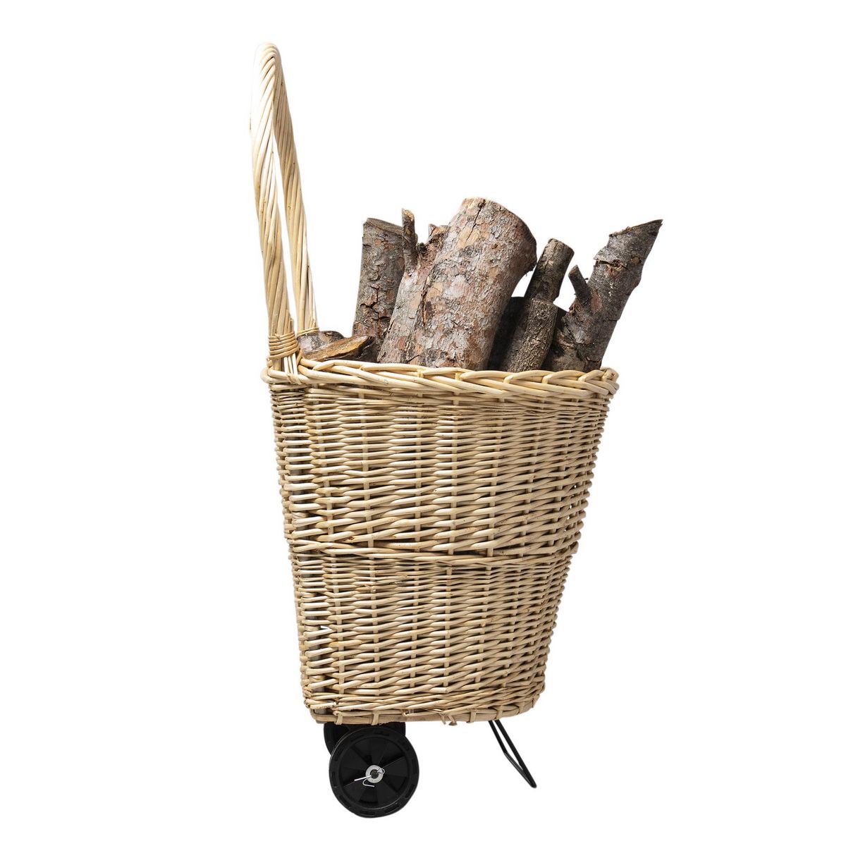 WERKAPRO Chariot à bûches en osier WERKA PRO