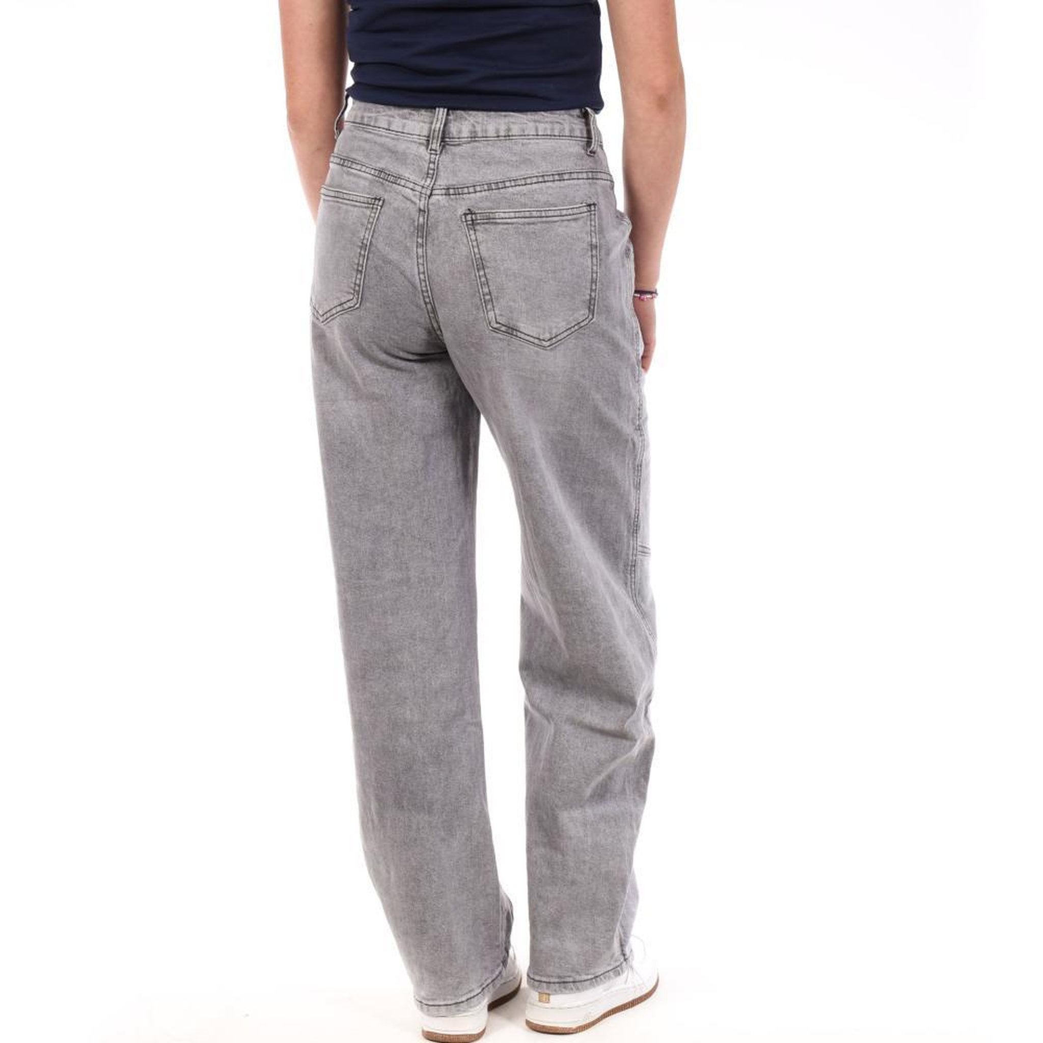 Voir la diapositive 2 : MONDAY PREMIUM Jean Loose Gris Clair Femme Monday Premium 109