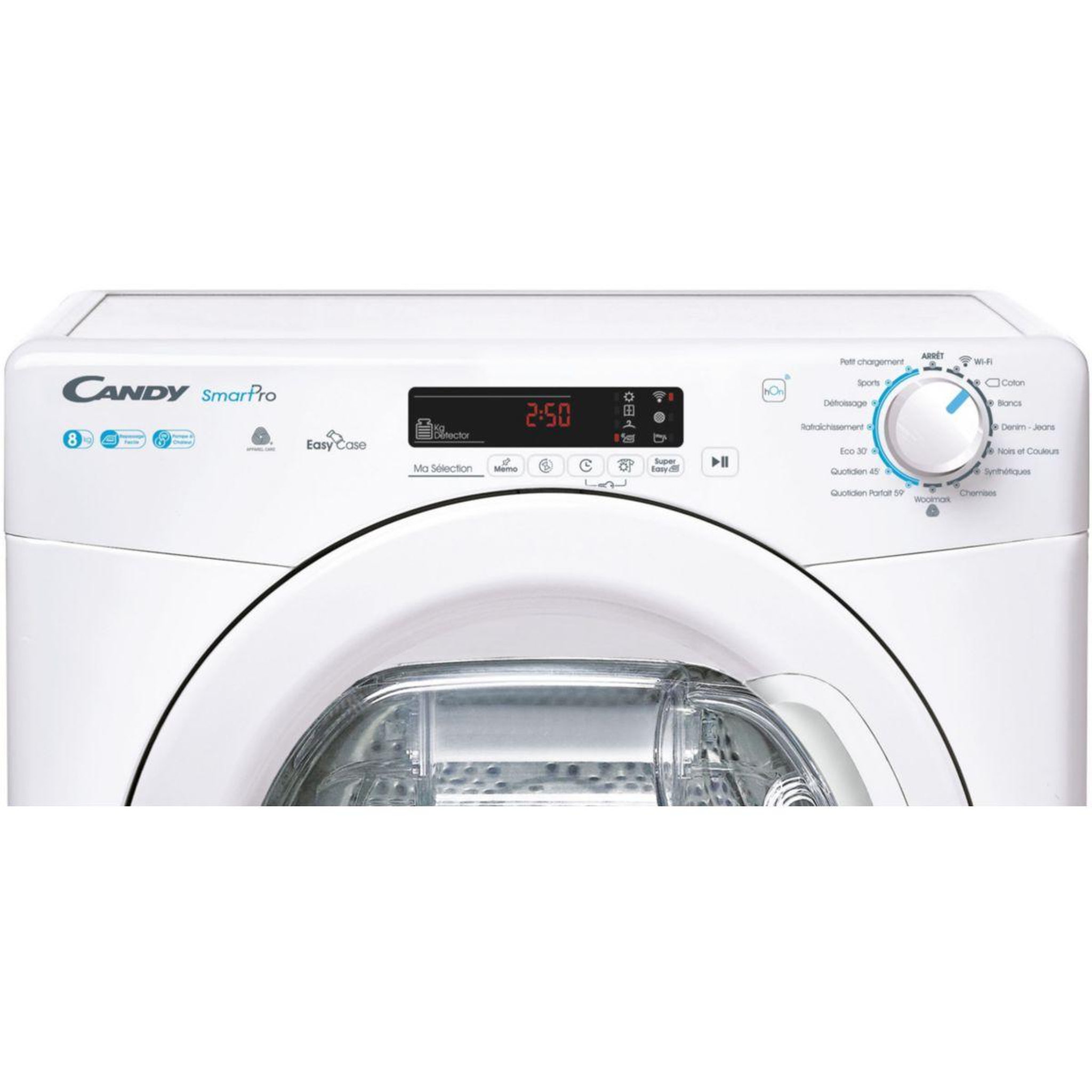 Voir la diapositive 2 : Candy Sèche linge pompe à chaleur CSOE H8A2DE-47