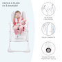 Voir la diapositive 4 : KINDERKRAFT Chaise haute bebe reglable pliante plateau amovib