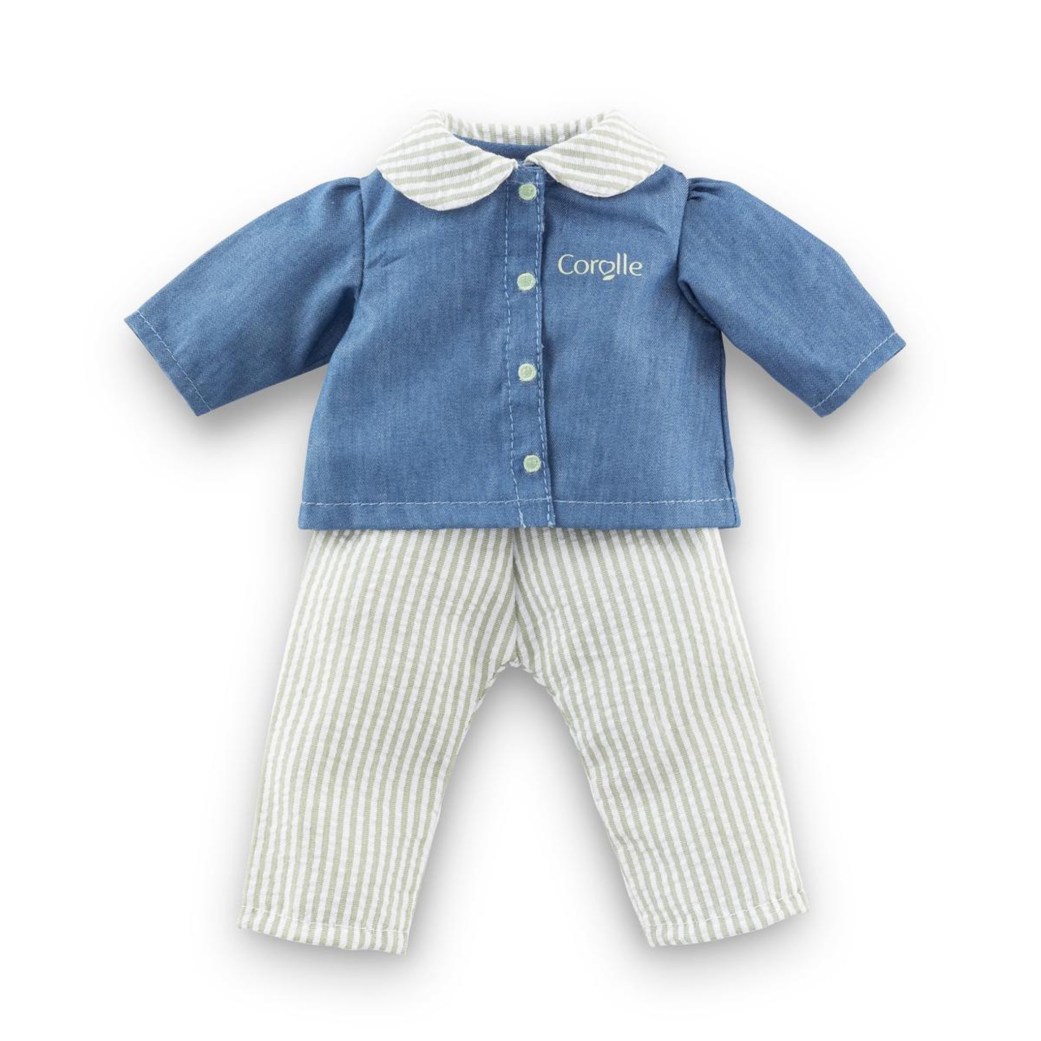 Corolle Ensemble Blouse et Pantalon Raye Ma  36cm