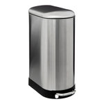 FIVE Poubelle de Cuisine Fine en Inox  Ariane  30L Argent