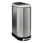 Voir la diapositive 1 : FIVE Poubelle de Cuisine Fine en Inox  Ariane  30L Argent