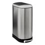 Voir la diapositive 1 : FIVE Poubelle de Cuisine Fine en Inox  Ariane  30L Argent