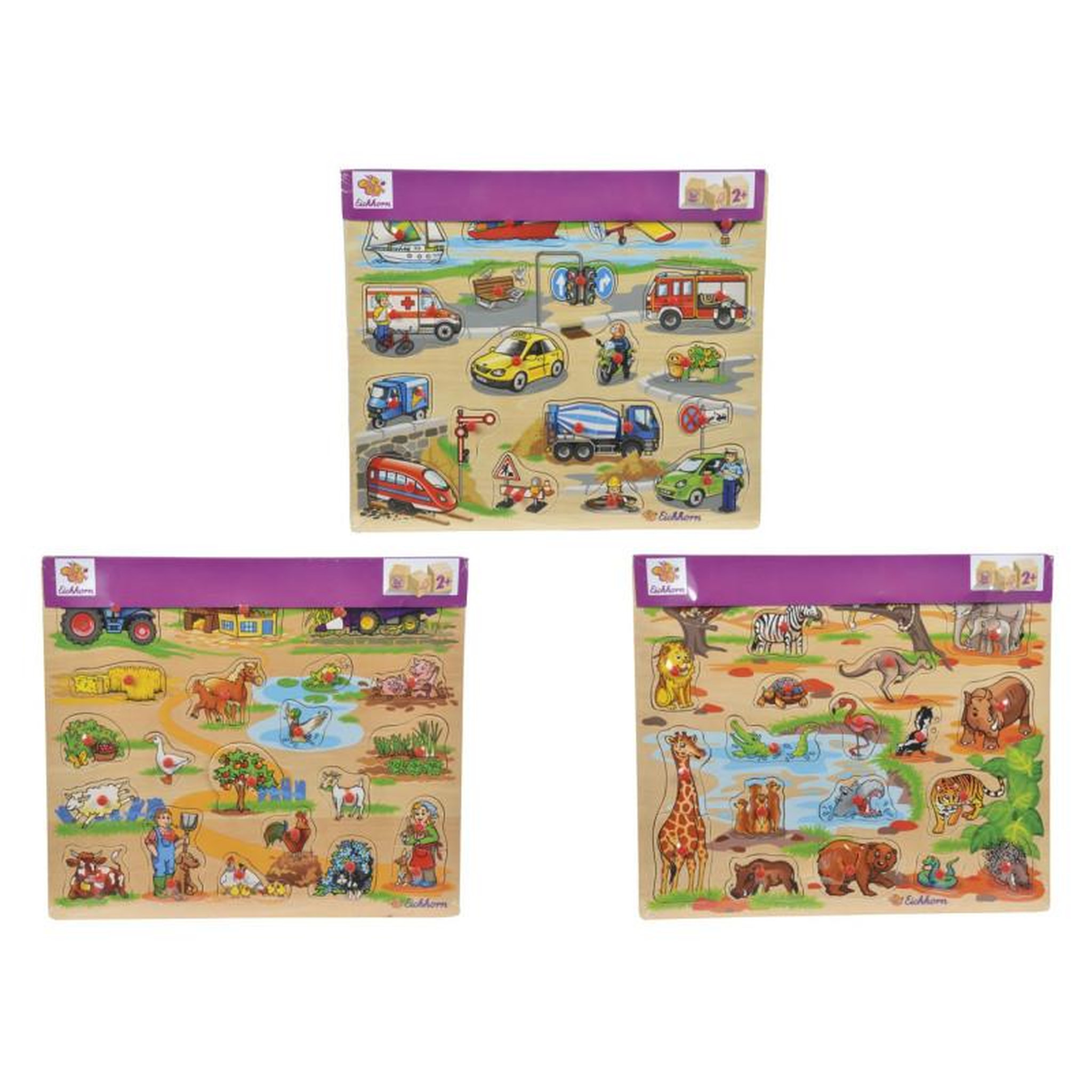 Eichhorn Eichhorn Wooden Mega Stud Puzzle