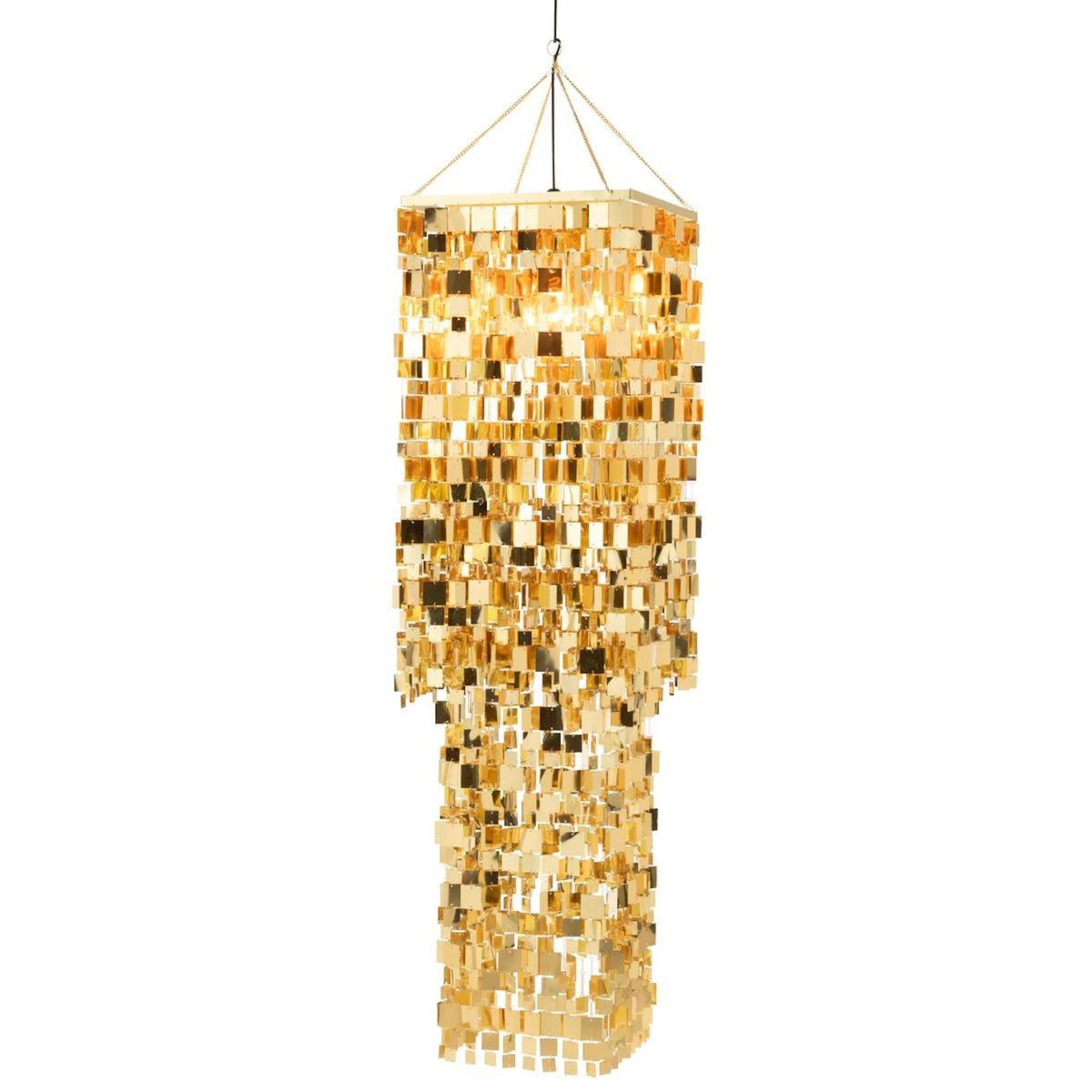 Paris Prix Abat-Jour Suspension Design  Disco  180cm Doré