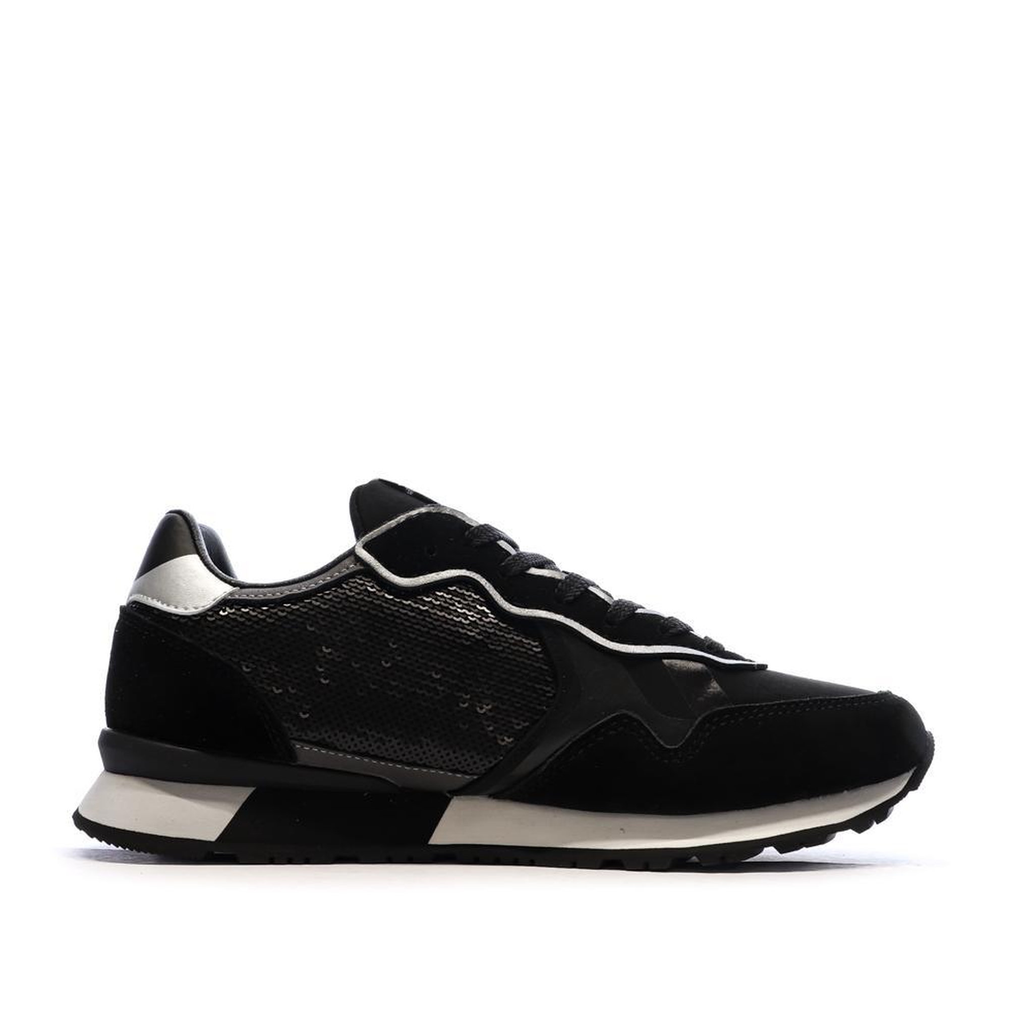 Voir la diapositive 2 : Pepe Jeans Baskets Noires Femme Pepe jeans Brit