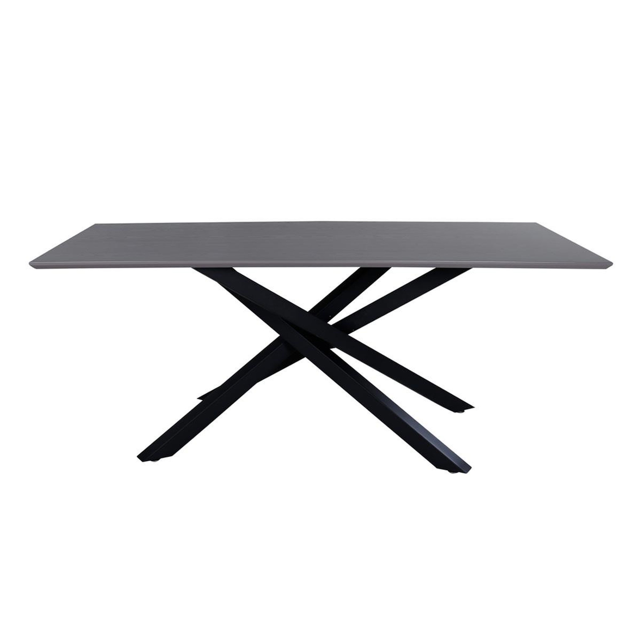 Voir la diapositive 2 : Paris Prix Table à manger  piazza  180cm gris & noir