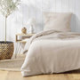Voir la diapositive 1 : Paris Prix Parure de Lit 2 Pièces  Angélia  140x200cm Sable