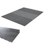 Voir la diapositive 2 : INTEC Lot de 6 Dalles de sol Clipsables Grises 116x76x3 cm Rectangulaire Polypropylène Revêtement de Sol Modulable 4.61m2 INTEC