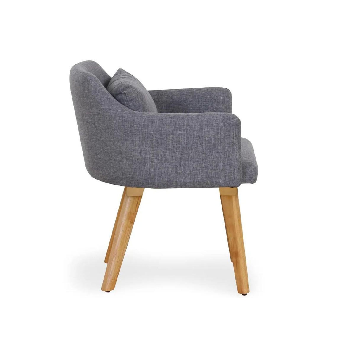 Paris Prix Fauteuil Scandinave  Alan  70cm Gris Clair