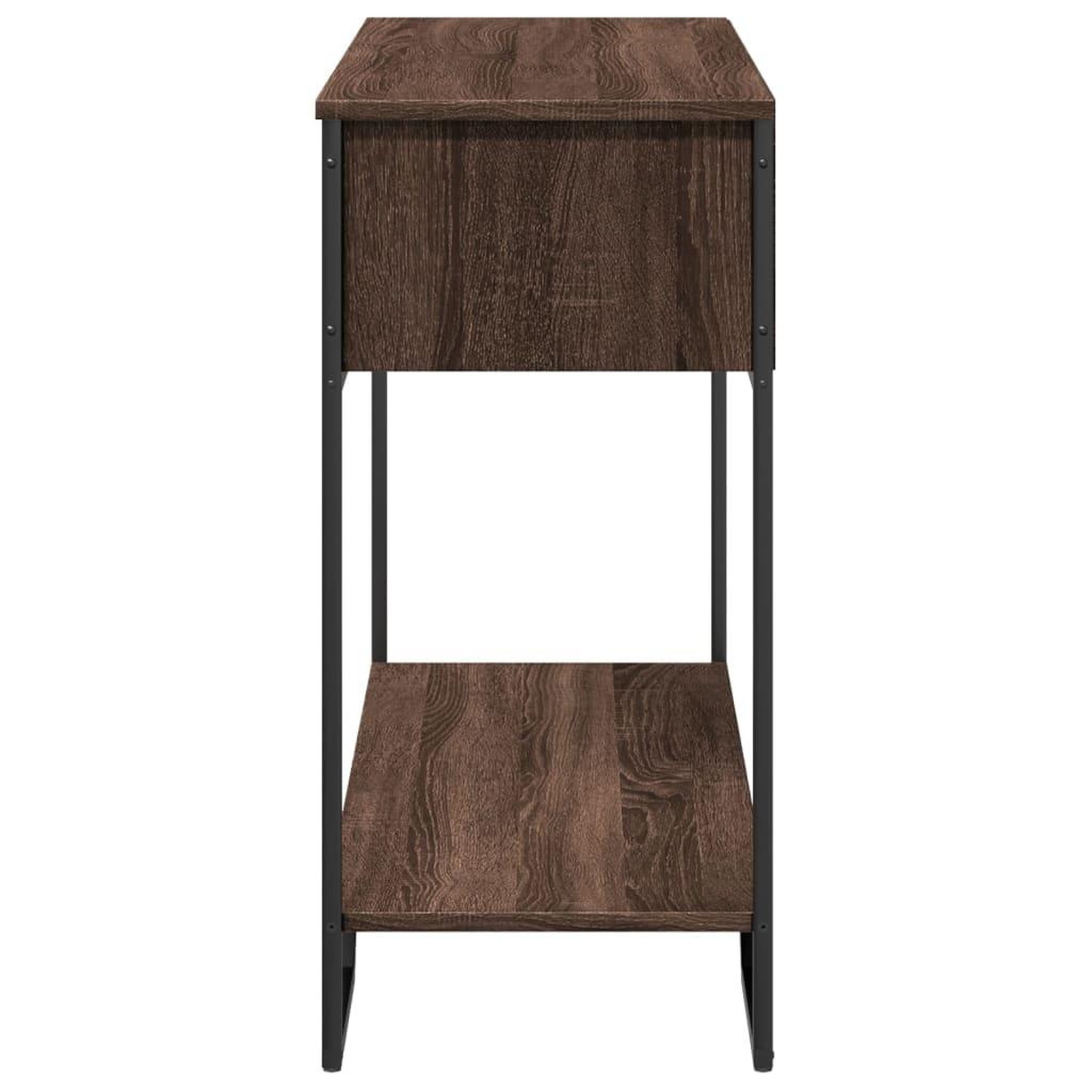 Voir la diapositive 5 : VIDAXL Table console chene marron 100x35x74,5 cm bois d'ingenierie