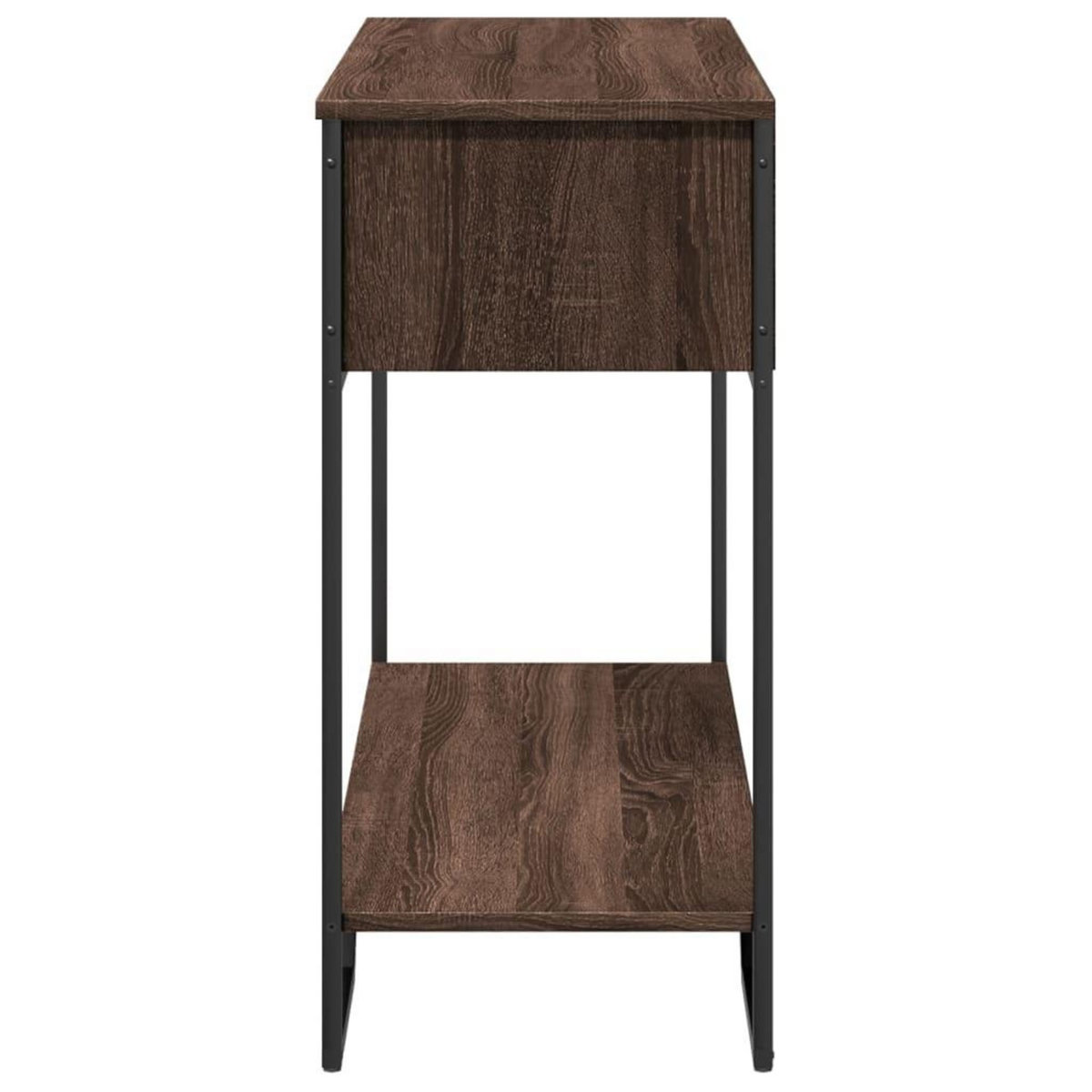 VIDAXL Table console chene marron 100x35x74,5 cm bois d'ingenierie