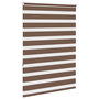 Voir la diapositive 4 : VIDAXL Store zebre marron 105x150cm largeur du tissu 100,9cm polyester