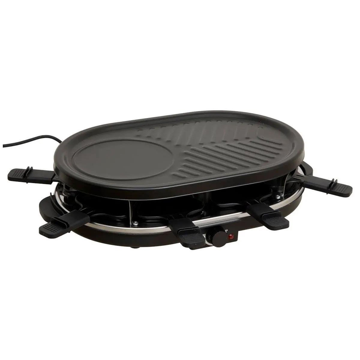 FIVE Appareil à Raclette  8 Personnes  47cm Noir