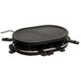 Voir la diapositive 2 : FIVE Appareil à Raclette  8 Personnes  47cm Noir