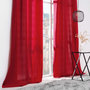 Voir la diapositive 4 : Paris Prix Rideau à Œillets  Twily  135x260cm Rouge