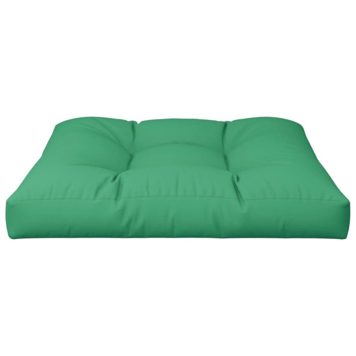 VIDAXL Coussin de palette vert 80x80x12 cm tissu