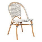 ATMOSPHERA Chaise Bistrot en Rotin  Trecia  84cm Blanc