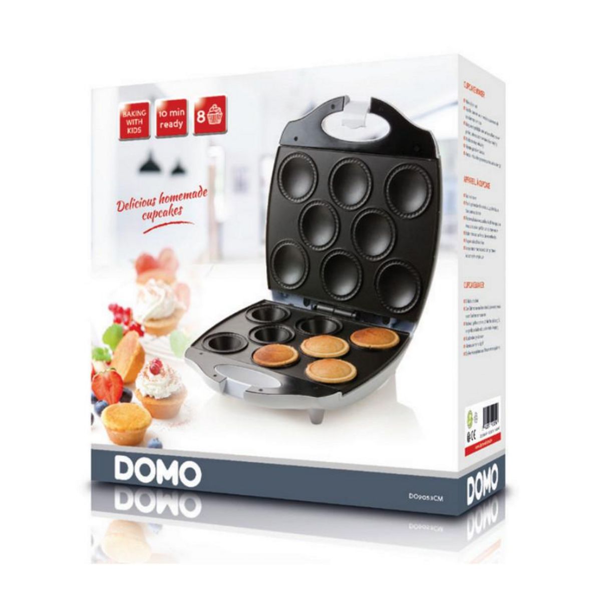 Domo Appareil à cupcake 1400w blanc - do9053cm
