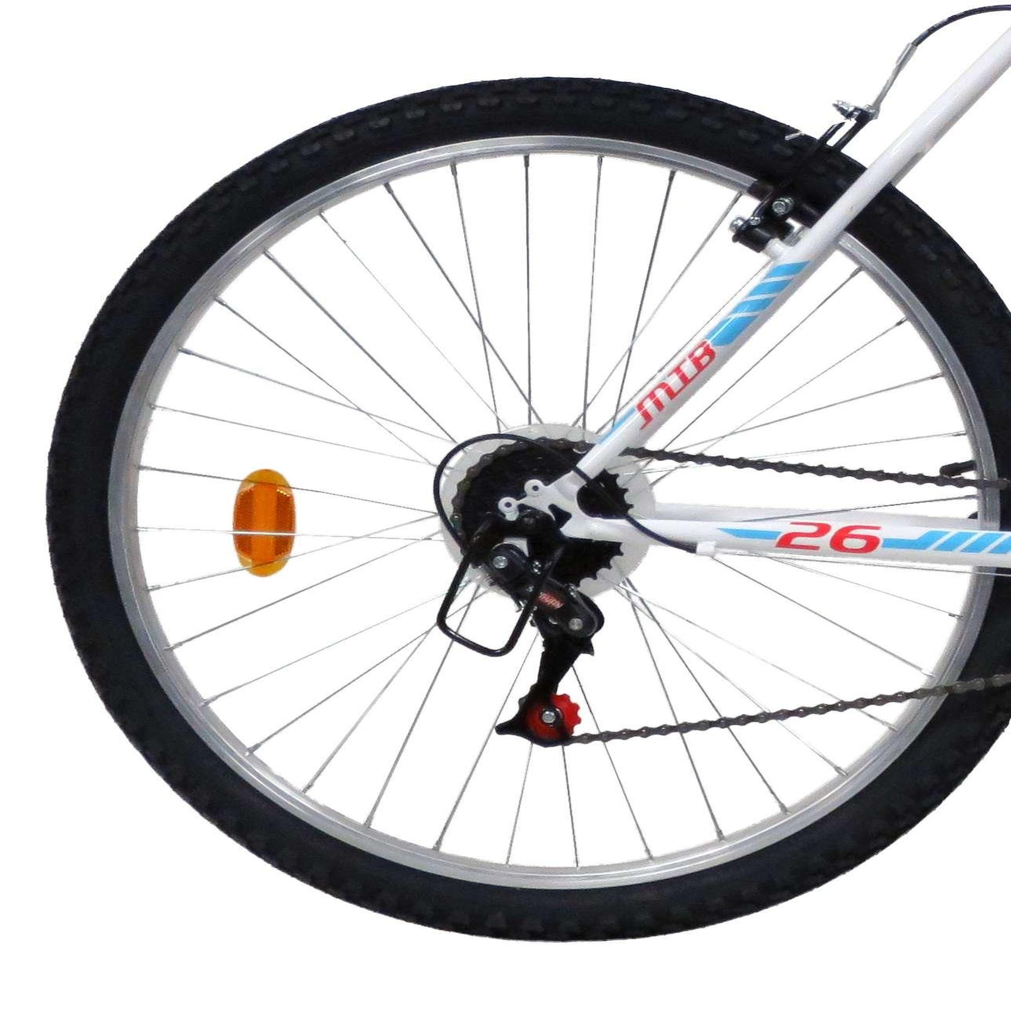 Voir la diapositive 2 : FREERIDER Vélo VTT 26'' Rigide Homme   CR/Freerider   cadre acier rigide    - 18 vitesses - Freins V-Brake & Jantes en aluminium