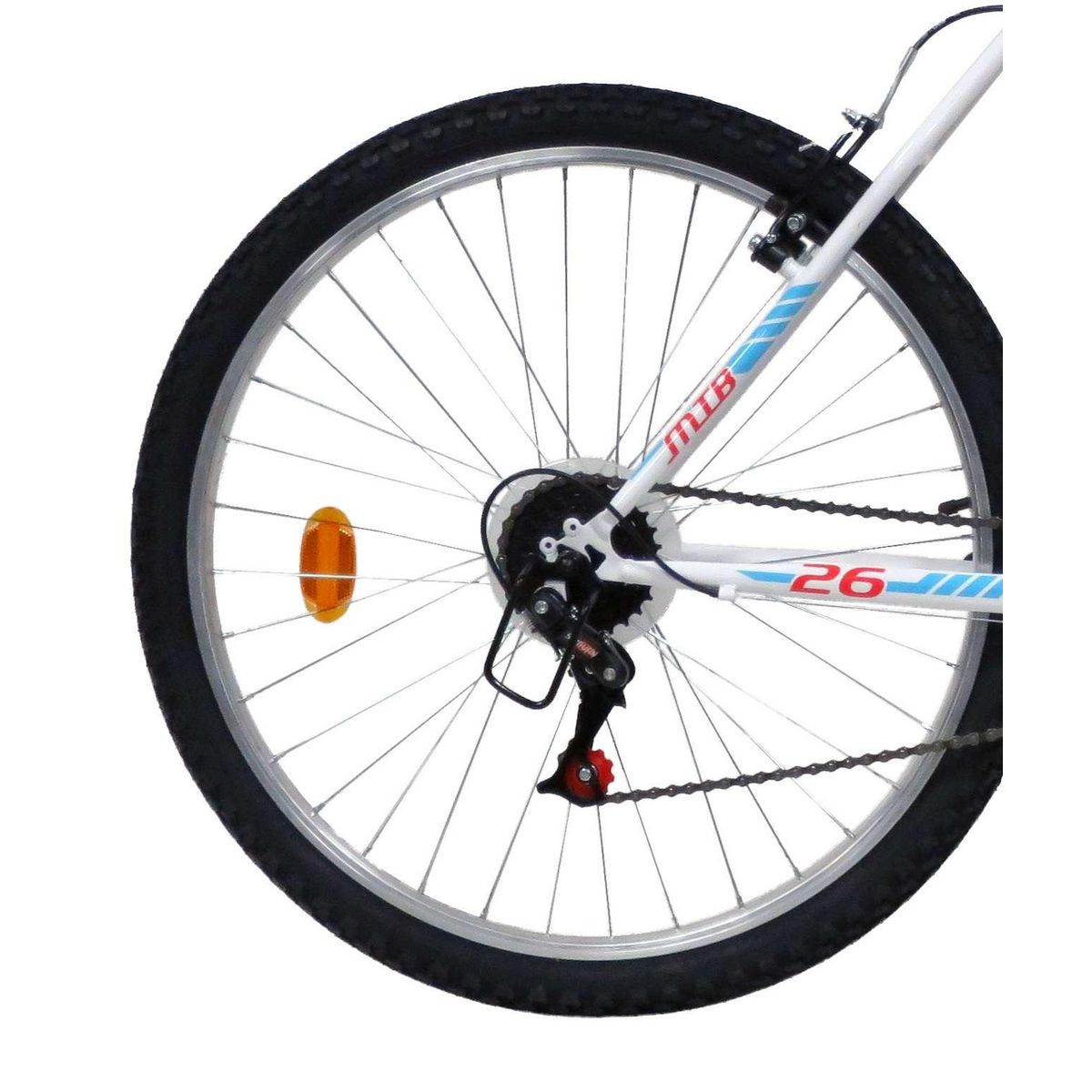 FREERIDER Vélo VTT 26'' Rigide Homme   CR/Freerider   cadre acier rigide    - 18 vitesses - Freins V-Brake & Jantes en aluminium