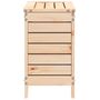 Voir la diapositive 5 : VIDAXL Repose-pied de jardin 62x31,5x52 cm bois de pin massif