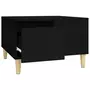 VIDAXL Table basse noir 55x55x36,5 cm bois d'ingenierie
