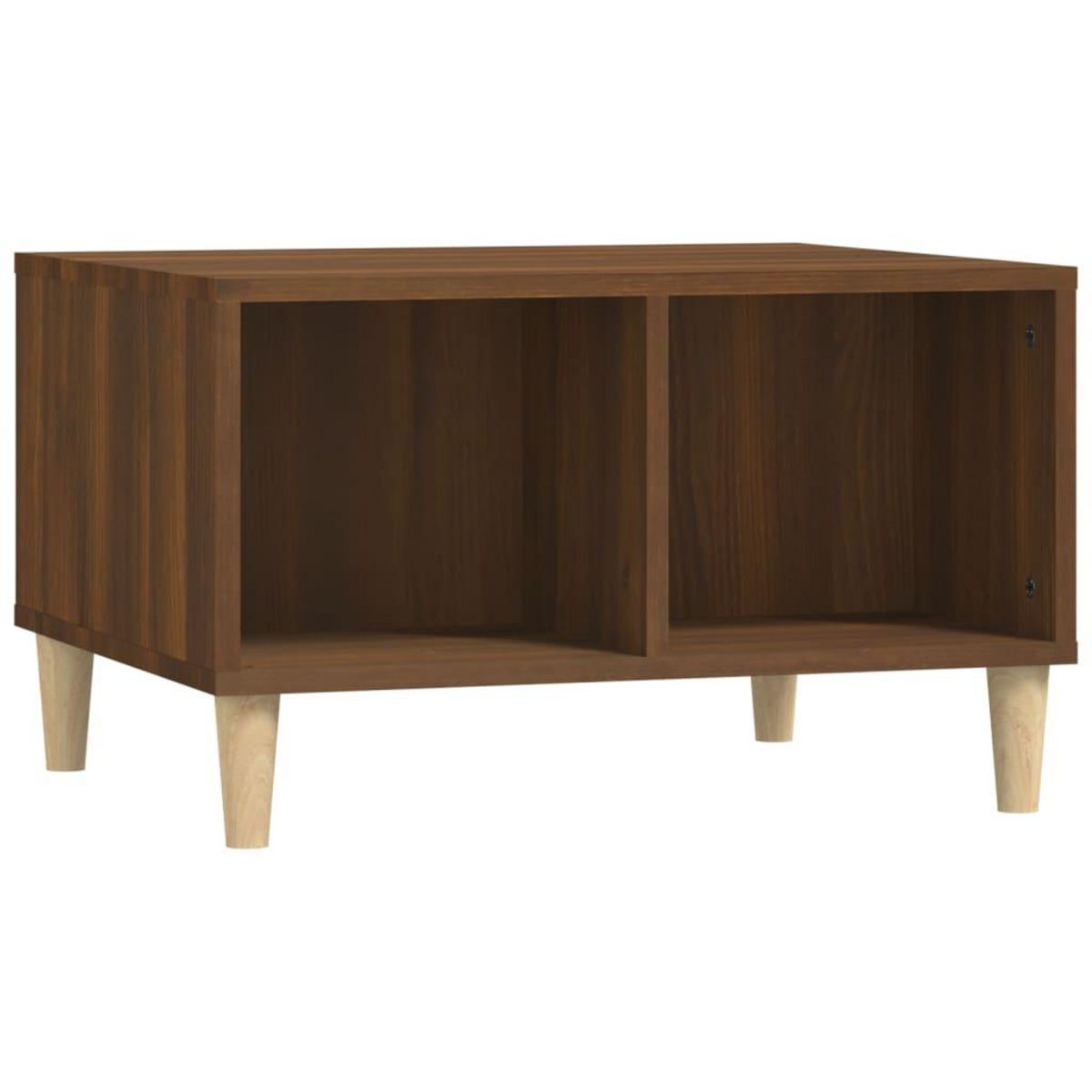 VIDAXL Table basse Chene marron 60x50x36,5 cm Bois d'ingenierie