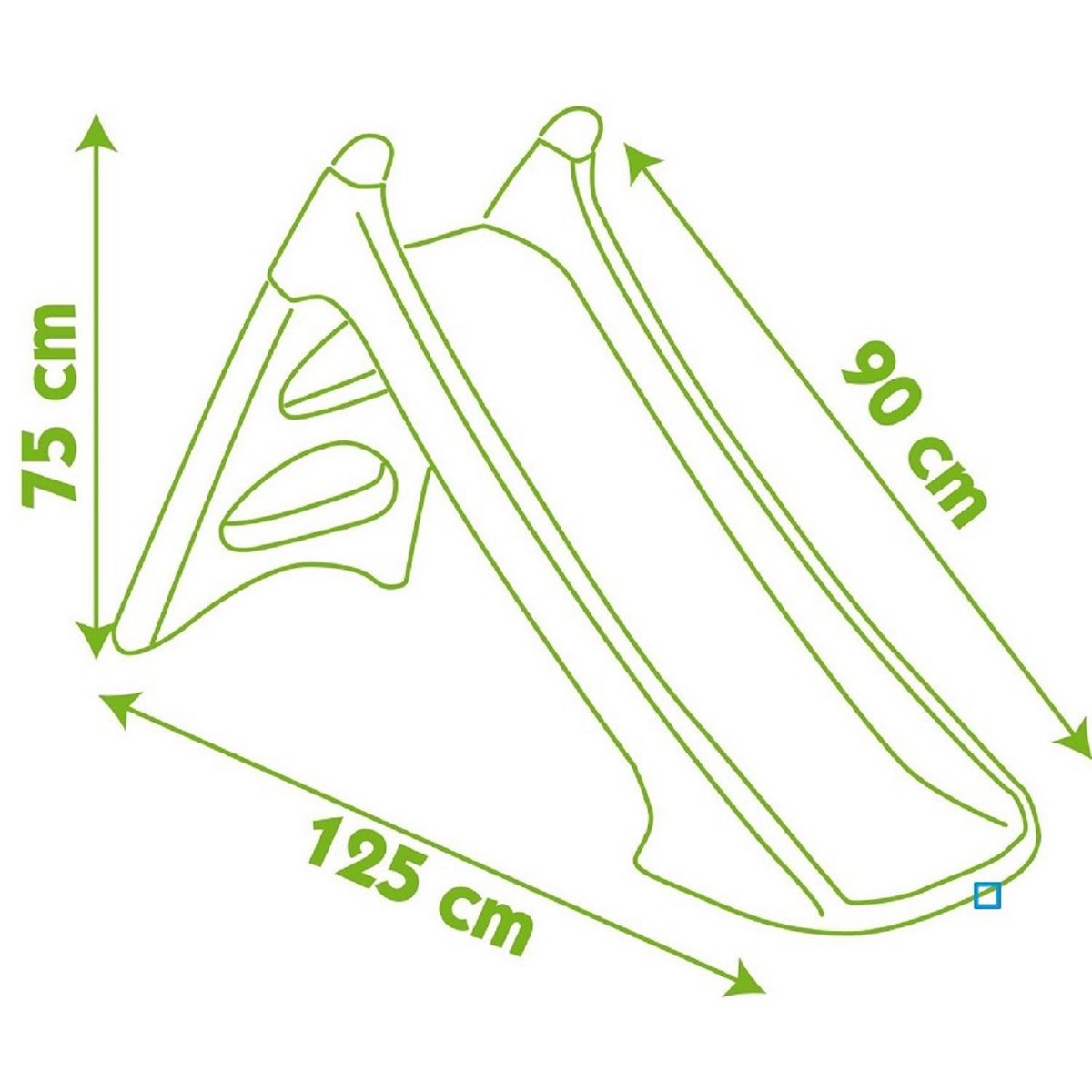 SMOBY Toboggan XS Jaune et rose