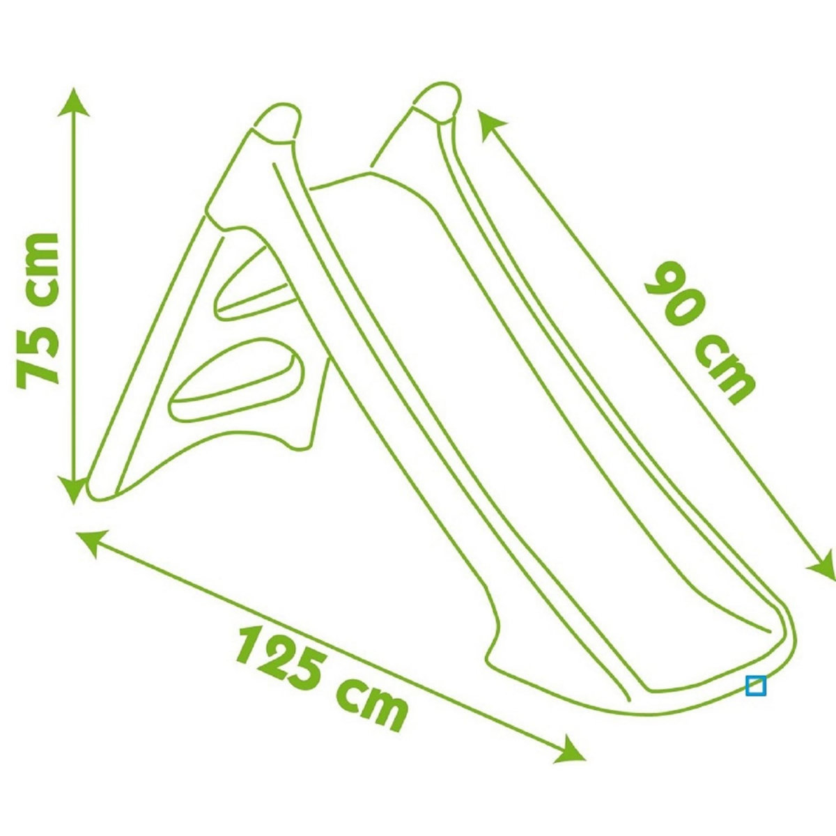 SMOBY Toboggan XS Jaune et rose