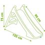 Voir la diapositive 2 : SMOBY Toboggan XS Jaune et rose