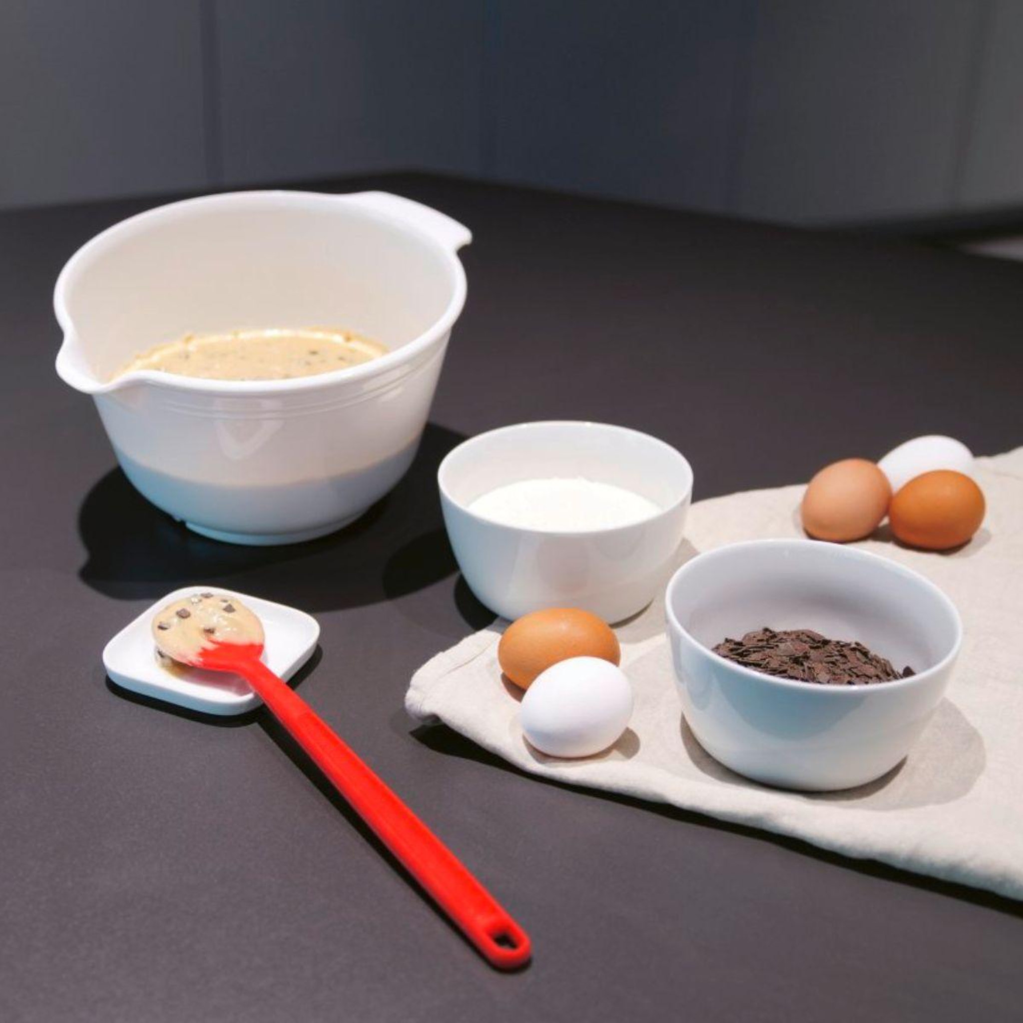 Voir la diapositive 2 : DR.OETKER Cuillère en silicone 30,5 cm dr.oetker flexxibel love