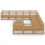 Voir la diapositive 3 : VIDAXL Salon de jardin 12 pcs bois de pin massif