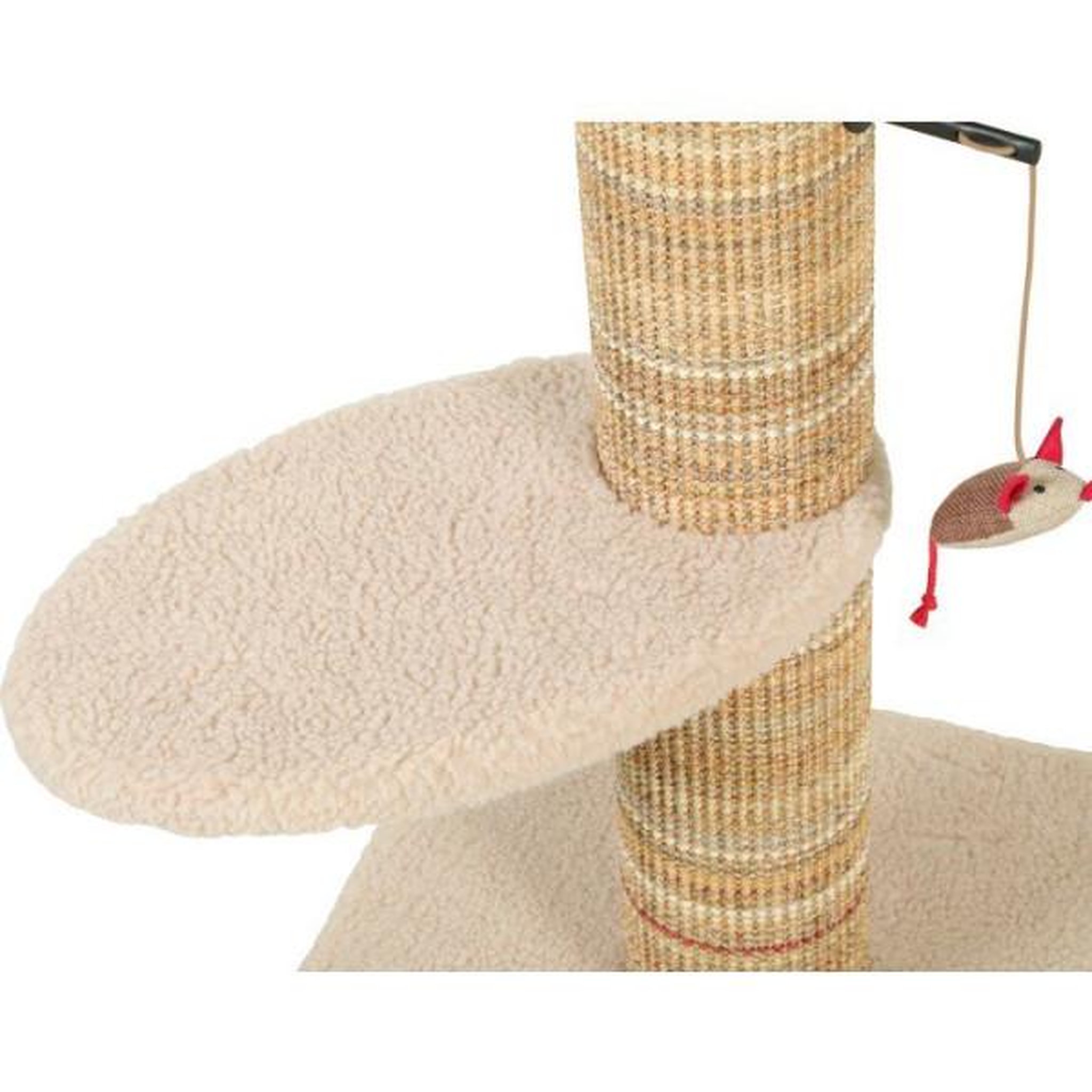 Voir la diapositive 6 : Zolux Arbre a chat griffoir - ZOLUX - Stable - Espace de repos - Jeu souris - Sisal - 70 cm - Boréal - Beige