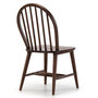 Voir la diapositive 4 : VS VENTA-STOCK Pack 2 chaises Clarck Couleur Noyer, Bois Massif, 48 cm x 48 cm x 92 cm