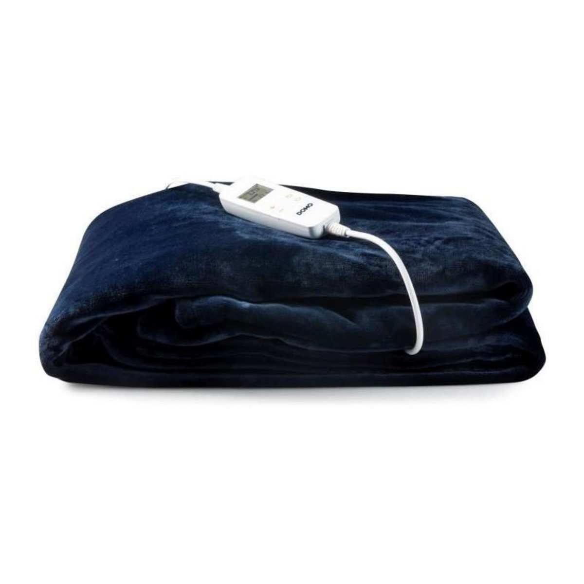 Domo Surcouverture chauffante électrique DOMO - 10 réglages - Jusqu'a 10 heures - Bleu