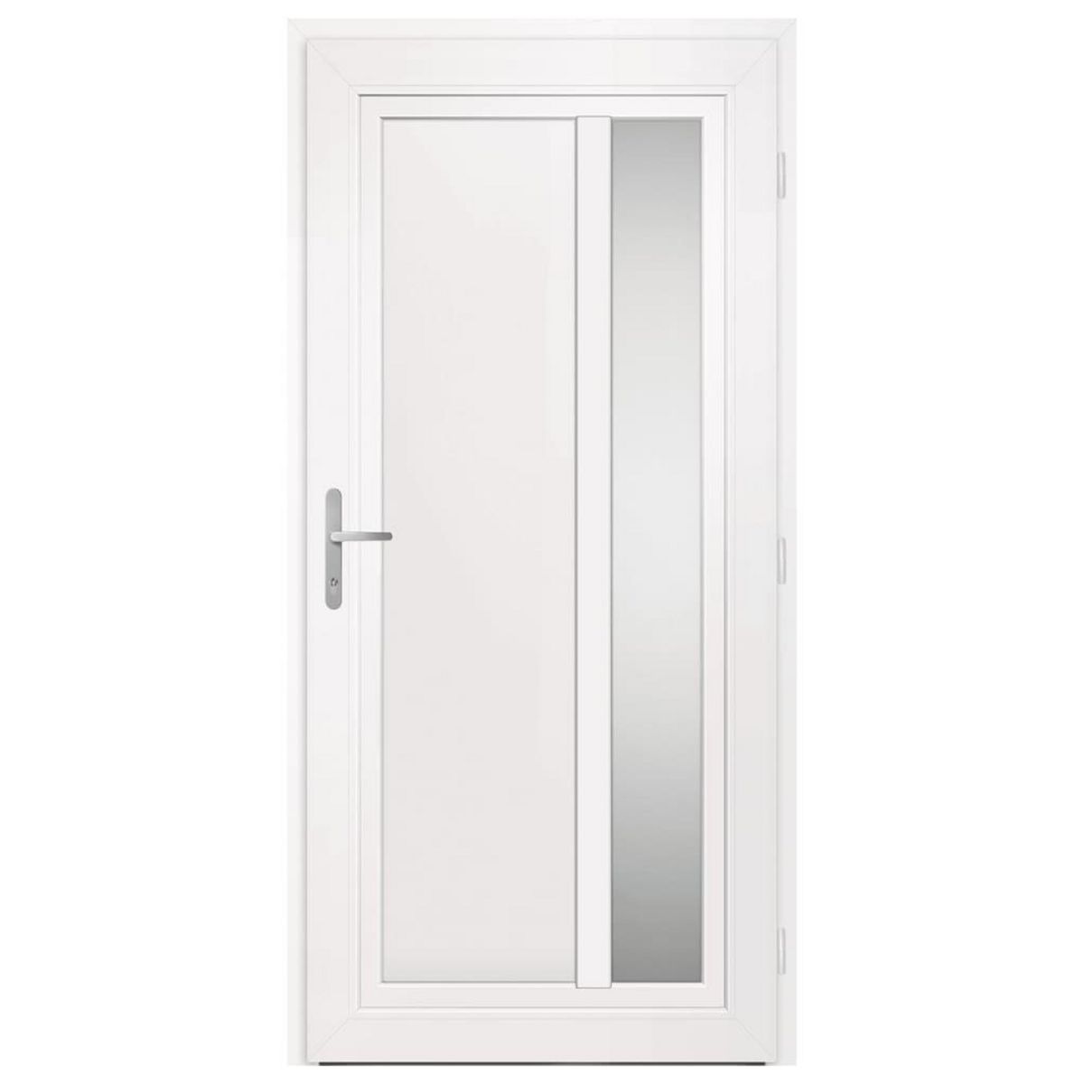 VIDAXL Porte d'entree anthracite 98x208 cm PVC
