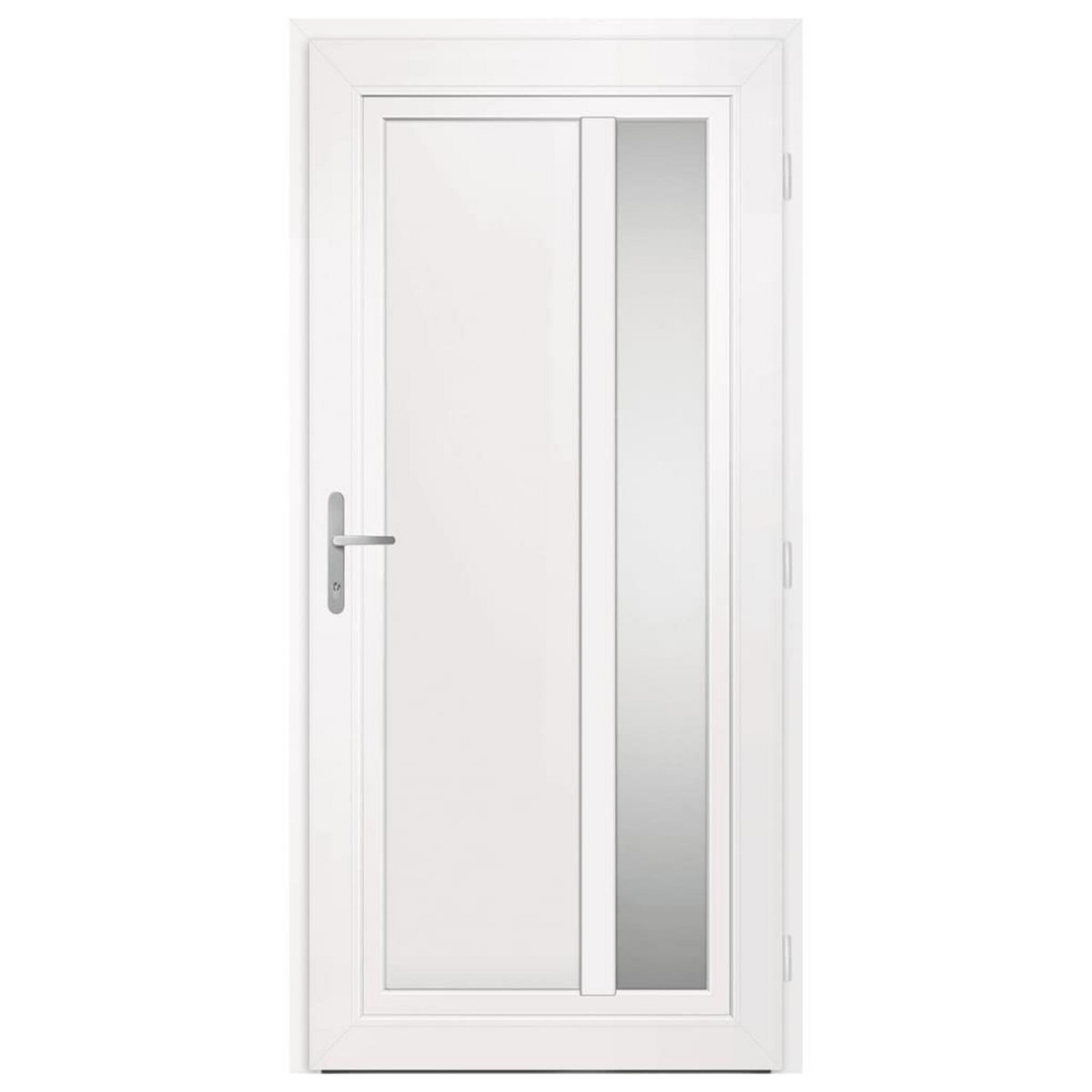VIDAXL Porte d'entree anthracite 98x208 cm PVC