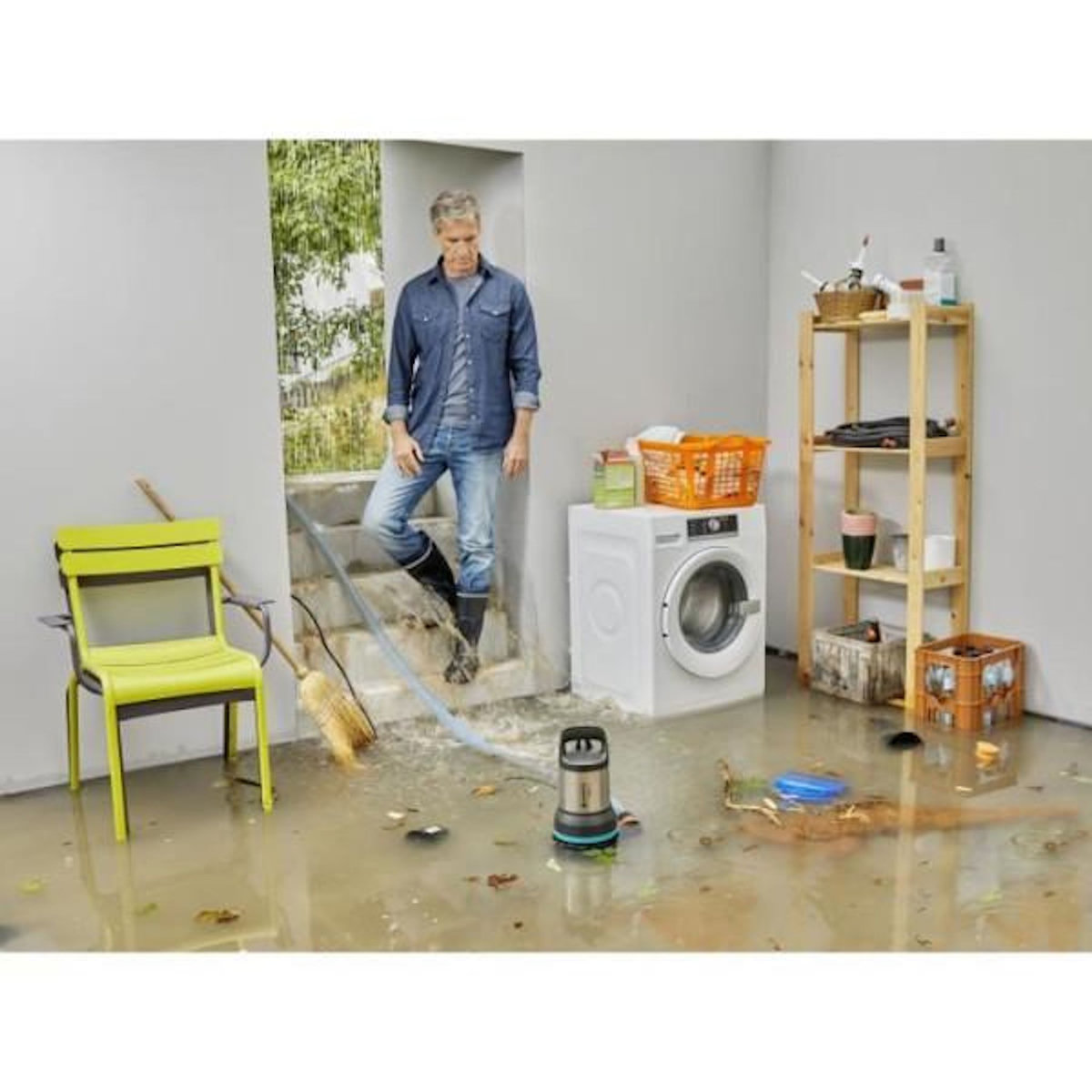 Gardena GARDENA Pompe devacuation eaux chargees 25000