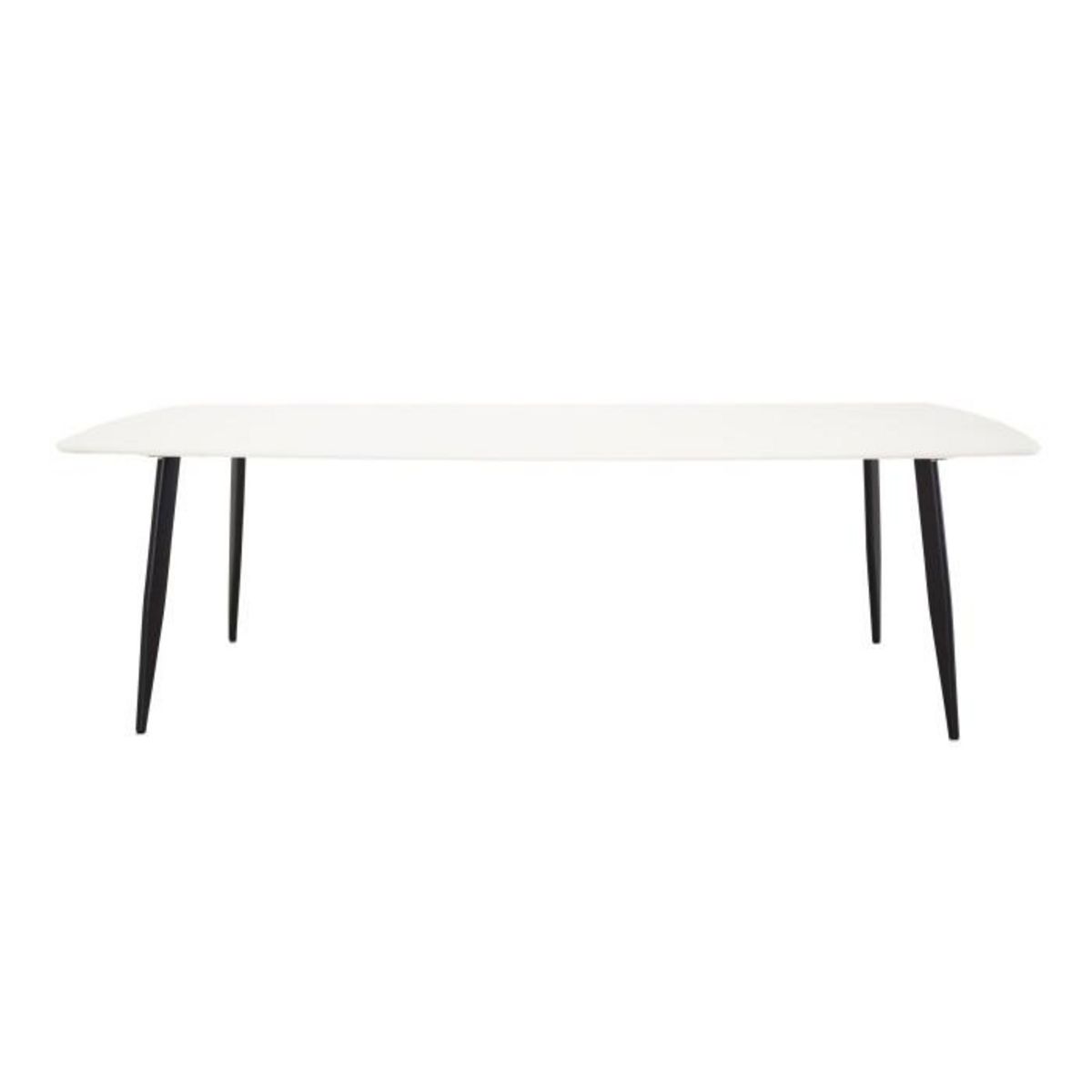 Paris Prix Table à Manger  Polar  240cm Blanc & Noir