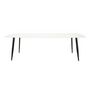Voir la diapositive 2 : Paris Prix Table à Manger  Polar  240cm Blanc & Noir