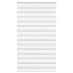 VIDAXL Store zebre blanc 135x230 cm largeur du tissu 130,9cm polyester