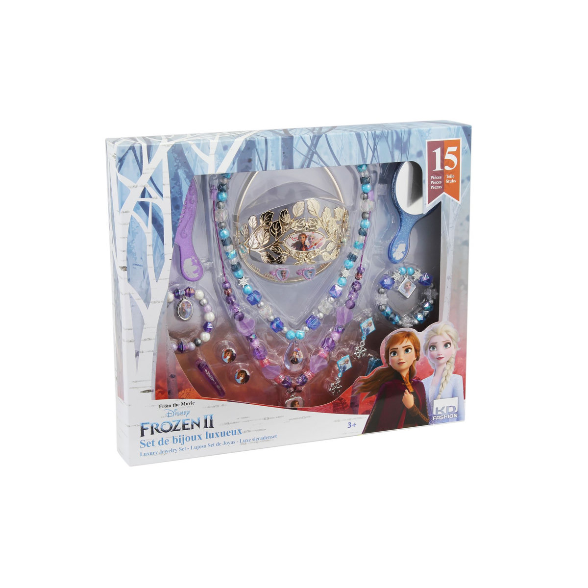 TALDEC Coffret de bijoux luxueux 15 pièces - La reine des neiges 2