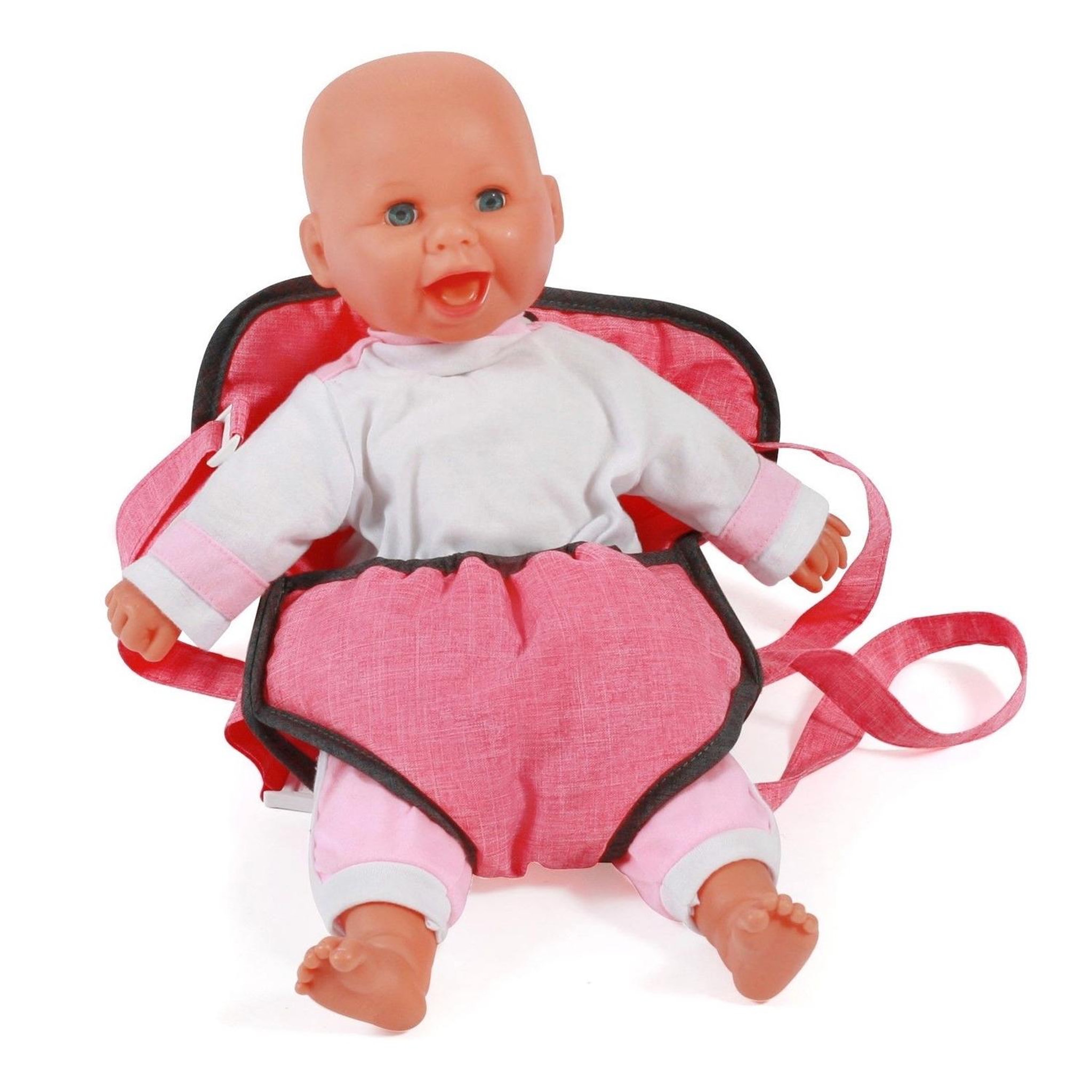 Voir la diapositive 2 : BAYER CHIC 2000 Sangle de Portage Poupée, rose - anthracite