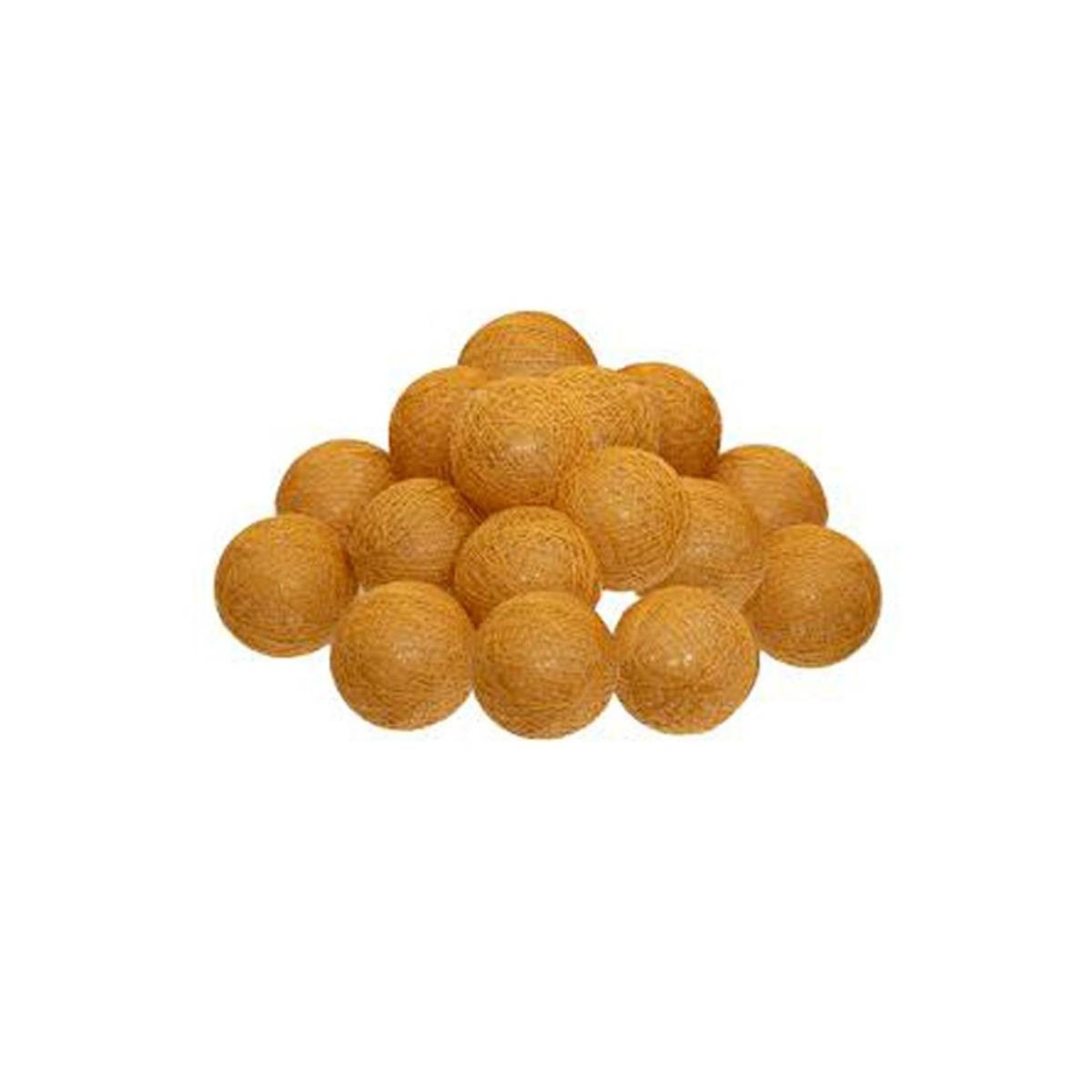 ATMOSPHERA Guirlande Led  16 Mini Boules  261cm Jaune Moutarde