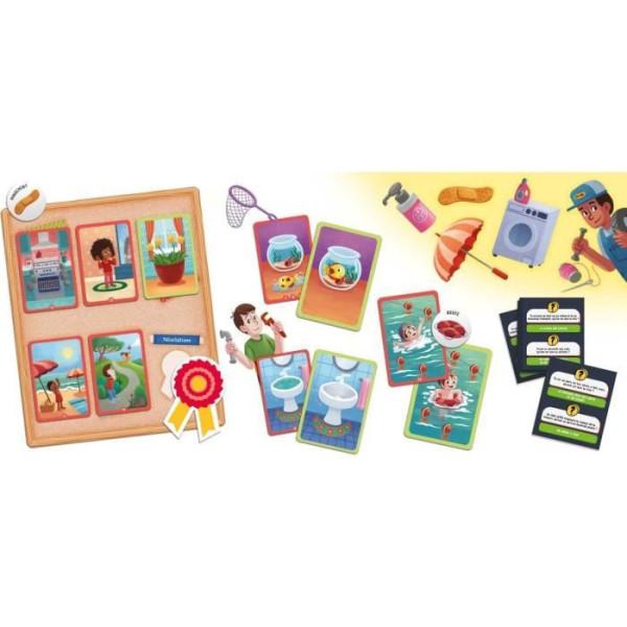 Voir la diapositive 4 : LISCIANI GIOCHI Résolution des problemes - jeu de plateau - life skills - plateau illustré