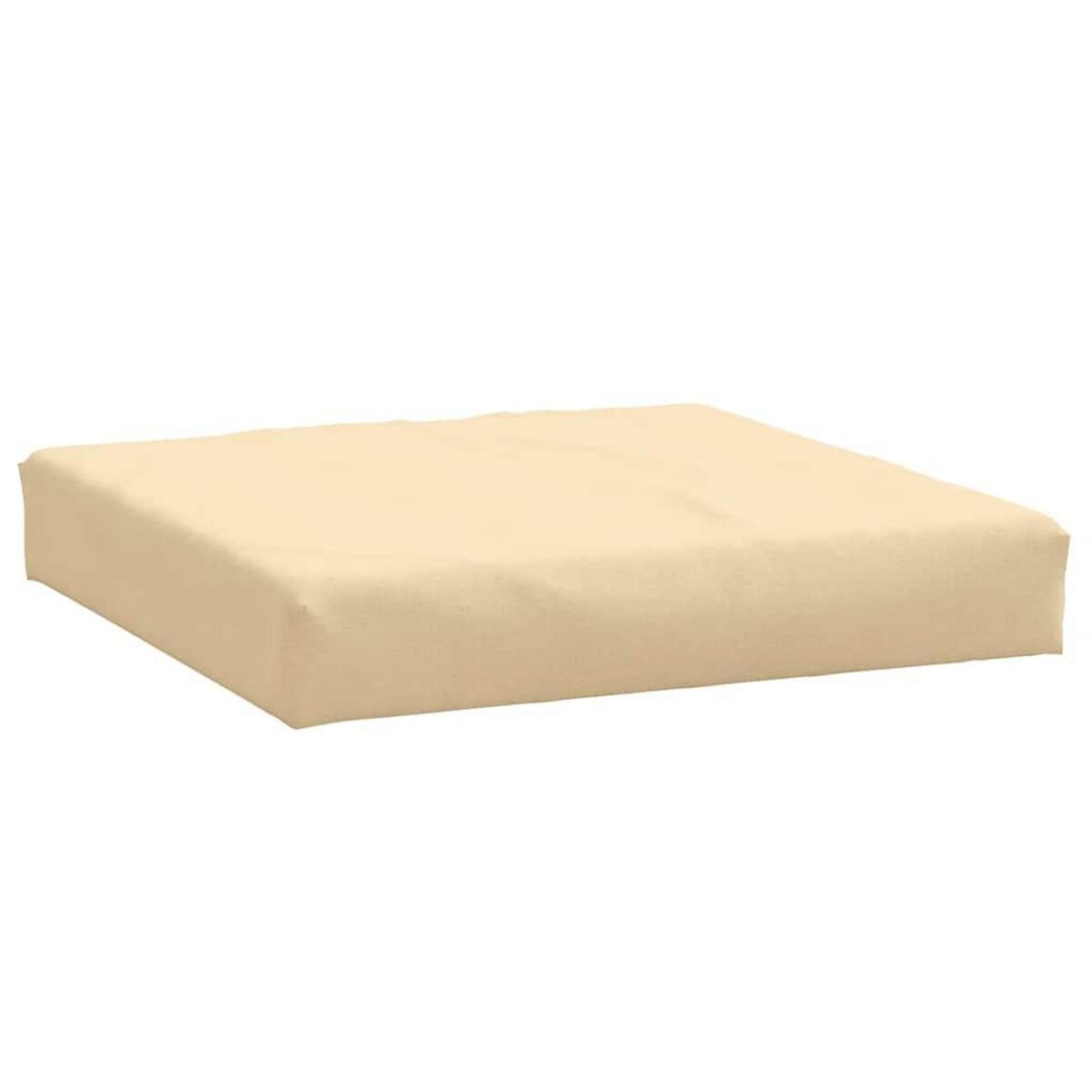 VIDAXL Coussins de palette lot de 2 beige melange tissu