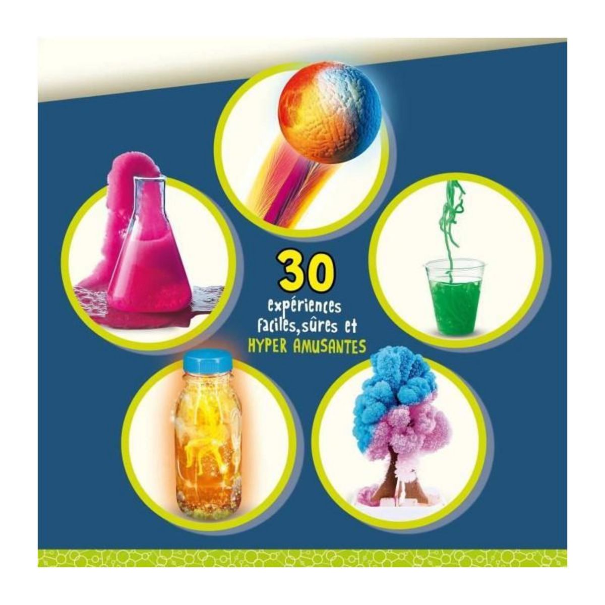 LISCIANI GIOCHI Laboratoire des super réactions - Kit Scientifique - I'M A GENIUS - 30 Expériences, Effets surprenants