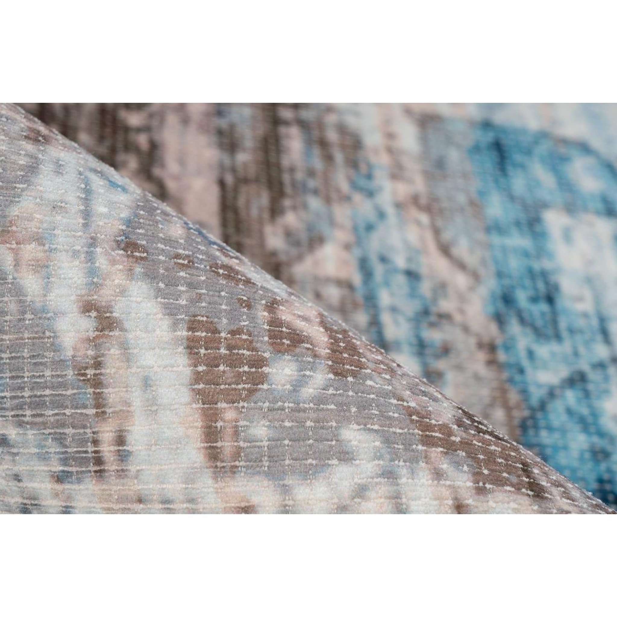 Voir la diapositive 3 : Paris Prix Tapis vintage à poils courts  indiana iii  bleu